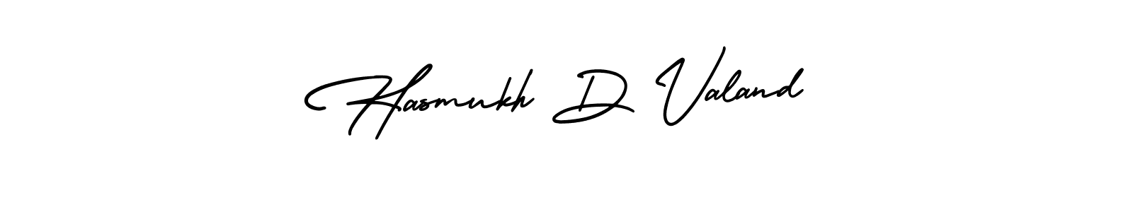 Make a short Hasmukh D Valand signature style. Manage your documents anywhere anytime using AmerikaSignatureDemo-Regular. Create and add eSignatures, submit forms, share and send files easily. Hasmukh D Valand signature style 3 images and pictures png