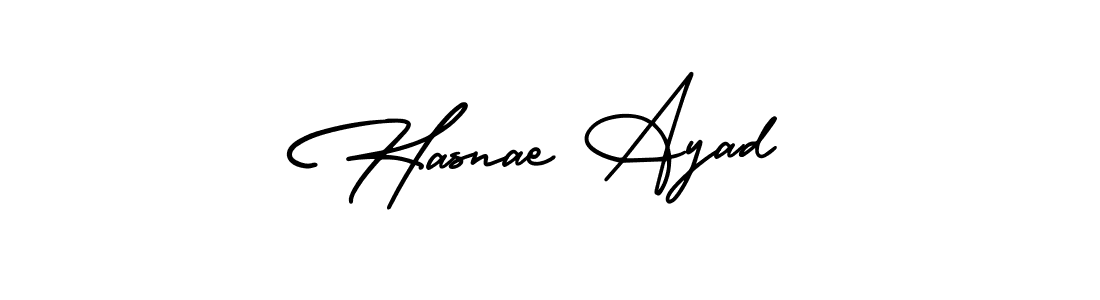 You can use this online signature creator to create a handwritten signature for the name Hasnae Ayad. This is the best online autograph maker. Hasnae Ayad signature style 3 images and pictures png