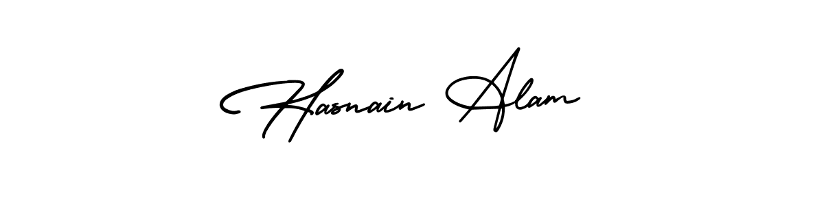 Make a short Hasnain Alam signature style. Manage your documents anywhere anytime using AmerikaSignatureDemo-Regular. Create and add eSignatures, submit forms, share and send files easily. Hasnain Alam signature style 3 images and pictures png