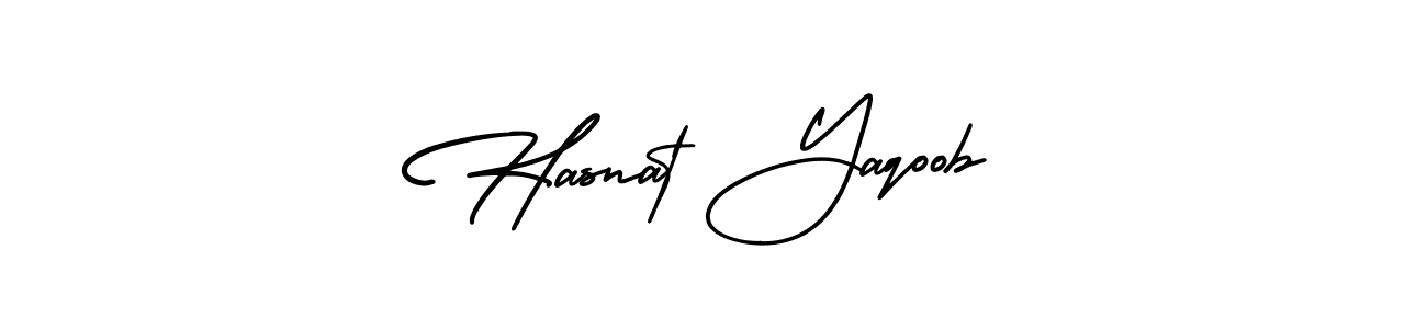 Best and Professional Signature Style for Hasnat Yaqoob. AmerikaSignatureDemo-Regular Best Signature Style Collection. Hasnat Yaqoob signature style 3 images and pictures png
