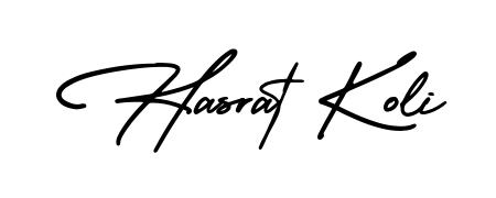 Use a signature maker to create a handwritten signature online. With this signature software, you can design (AmerikaSignatureDemo-Regular) your own signature for name Hasrat Koli. Hasrat Koli signature style 3 images and pictures png
