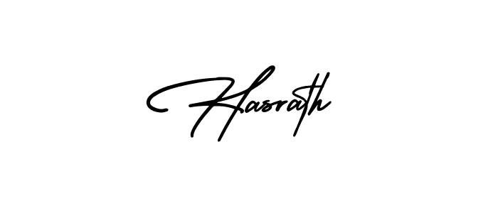 How to make Hasrath signature? AmerikaSignatureDemo-Regular is a professional autograph style. Create handwritten signature for Hasrath name. Hasrath signature style 3 images and pictures png