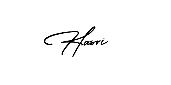 Use a signature maker to create a handwritten signature online. With this signature software, you can design (AmerikaSignatureDemo-Regular) your own signature for name Hasri . Hasri  signature style 3 images and pictures png