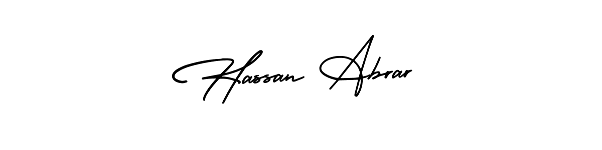 You can use this online signature creator to create a handwritten signature for the name Hassan Abrar. This is the best online autograph maker. Hassan Abrar signature style 3 images and pictures png