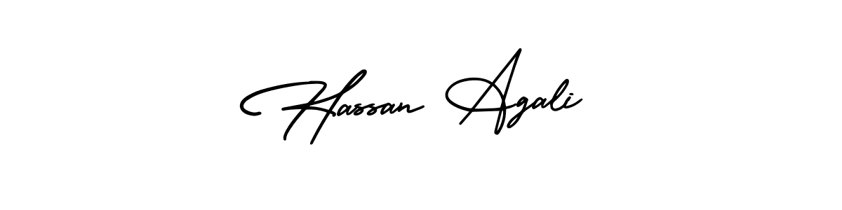 Best and Professional Signature Style for Hassan Agali. AmerikaSignatureDemo-Regular Best Signature Style Collection. Hassan Agali signature style 3 images and pictures png