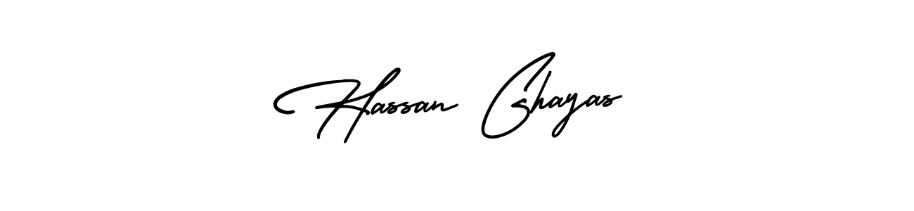 AmerikaSignatureDemo-Regular is a professional signature style that is perfect for those who want to add a touch of class to their signature. It is also a great choice for those who want to make their signature more unique. Get Hassan Ghayas name to fancy signature for free. Hassan Ghayas signature style 3 images and pictures png