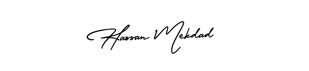 Best and Professional Signature Style for Hassan Mekdad. AmerikaSignatureDemo-Regular Best Signature Style Collection. Hassan Mekdad signature style 3 images and pictures png