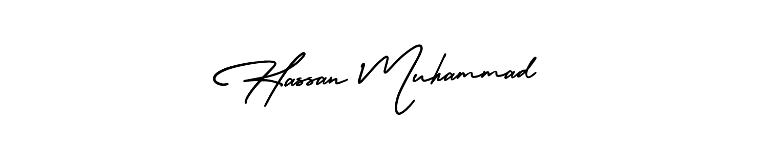 Make a short Hassan Muhammad signature style. Manage your documents anywhere anytime using AmerikaSignatureDemo-Regular. Create and add eSignatures, submit forms, share and send files easily. Hassan Muhammad signature style 3 images and pictures png