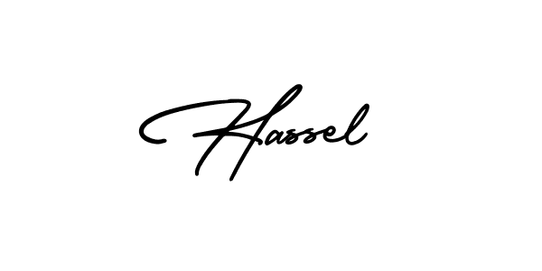 Also we have Hassel name is the best signature style. Create professional handwritten signature collection using AmerikaSignatureDemo-Regular autograph style. Hassel signature style 3 images and pictures png