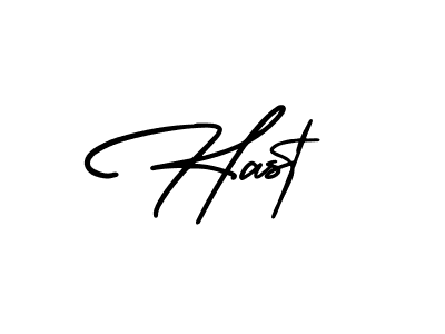 Also we have Hast name is the best signature style. Create professional handwritten signature collection using AmerikaSignatureDemo-Regular autograph style. Hast signature style 3 images and pictures png