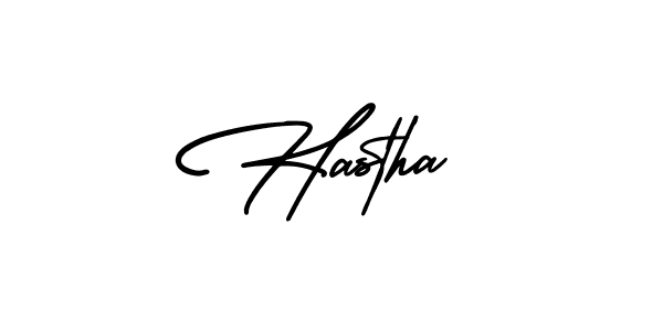 Similarly AmerikaSignatureDemo-Regular is the best handwritten signature design. Signature creator online .You can use it as an online autograph creator for name Hastha. Hastha signature style 3 images and pictures png