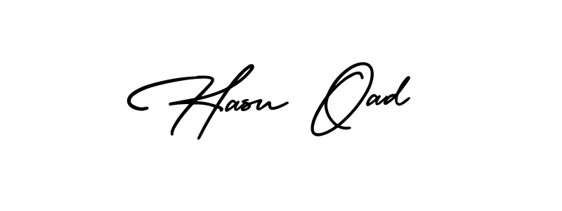 if you are searching for the best signature style for your name Hasu Oad. so please give up your signature search. here we have designed multiple signature styles  using AmerikaSignatureDemo-Regular. Hasu Oad signature style 3 images and pictures png