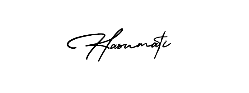 It looks lik you need a new signature style for name Hasumati. Design unique handwritten (AmerikaSignatureDemo-Regular) signature with our free signature maker in just a few clicks. Hasumati signature style 3 images and pictures png