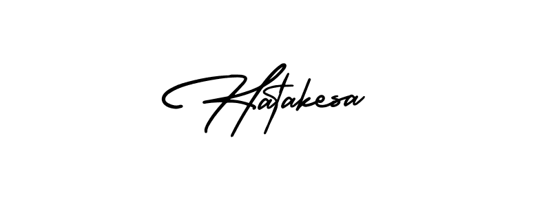 Similarly AmerikaSignatureDemo-Regular is the best handwritten signature design. Signature creator online .You can use it as an online autograph creator for name Hatakesa. Hatakesa signature style 3 images and pictures png