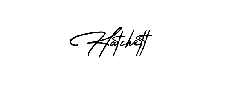 How to make Hatchett name signature. Use AmerikaSignatureDemo-Regular style for creating short signs online. This is the latest handwritten sign. Hatchett signature style 3 images and pictures png