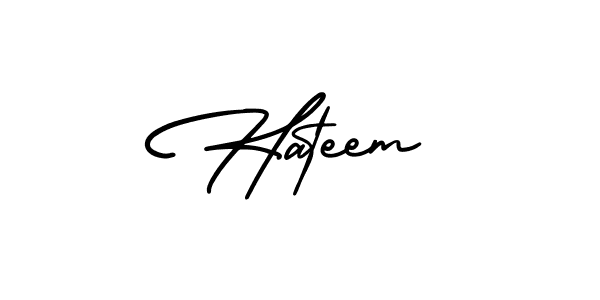 Create a beautiful signature design for name Hateem. With this signature (AmerikaSignatureDemo-Regular) fonts, you can make a handwritten signature for free. Hateem signature style 3 images and pictures png