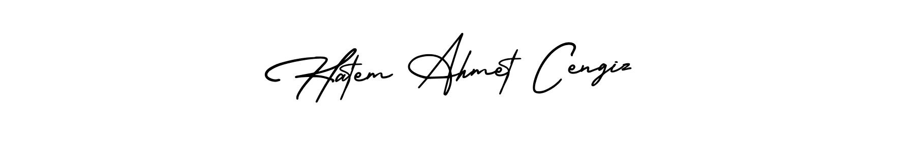 You can use this online signature creator to create a handwritten signature for the name Hatem Ahmet Cengiz. This is the best online autograph maker. Hatem Ahmet Cengiz signature style 3 images and pictures png