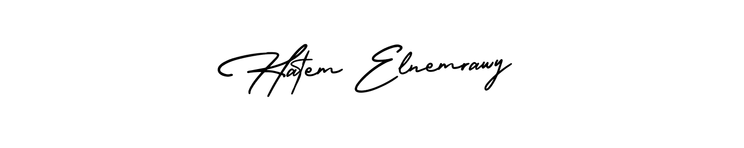 Make a beautiful signature design for name Hatem Elnemrawy. Use this online signature maker to create a handwritten signature for free. Hatem Elnemrawy signature style 3 images and pictures png