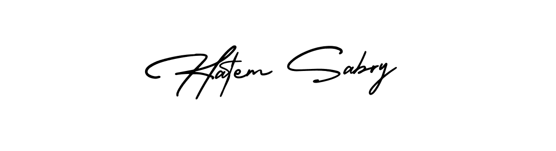 Check out images of Autograph of Hatem Sabry name. Actor Hatem Sabry Signature Style. AmerikaSignatureDemo-Regular is a professional sign style online. Hatem Sabry signature style 3 images and pictures png