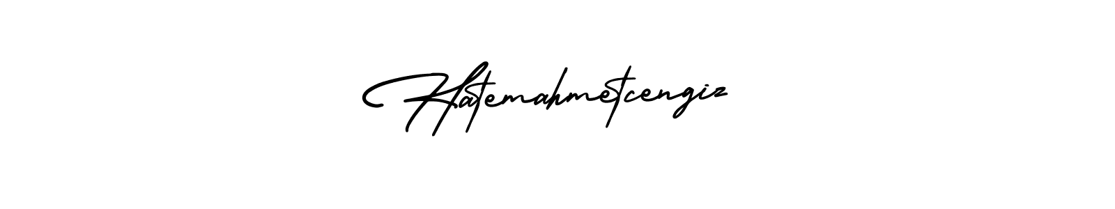Also You can easily find your signature by using the search form. We will create Hatemahmetcengiz name handwritten signature images for you free of cost using AmerikaSignatureDemo-Regular sign style. Hatemahmetcengiz signature style 3 images and pictures png