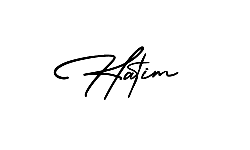 AmerikaSignatureDemo-Regular is a professional signature style that is perfect for those who want to add a touch of class to their signature. It is also a great choice for those who want to make their signature more unique. Get Hatim name to fancy signature for free. Hatim signature style 3 images and pictures png