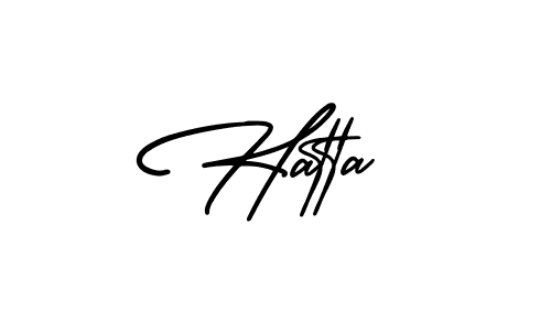 How to Draw Hatta signature style? AmerikaSignatureDemo-Regular is a latest design signature styles for name Hatta. Hatta signature style 3 images and pictures png