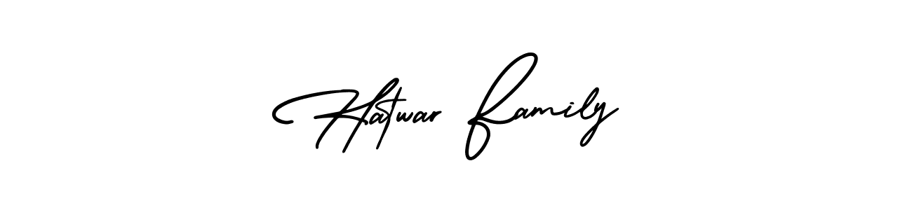 This is the best signature style for the Hatwar Family name. Also you like these signature font (AmerikaSignatureDemo-Regular). Mix name signature. Hatwar Family signature style 3 images and pictures png