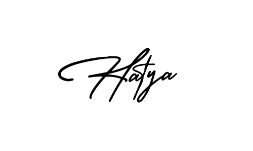 Also You can easily find your signature by using the search form. We will create Hatya name handwritten signature images for you free of cost using AmerikaSignatureDemo-Regular sign style. Hatya signature style 3 images and pictures png
