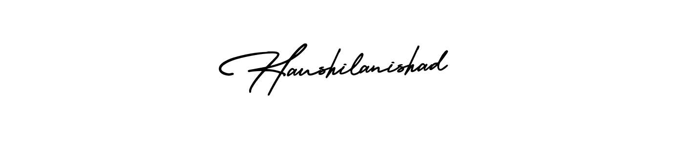 Check out images of Autograph of Haushilanishad name. Actor Haushilanishad Signature Style. AmerikaSignatureDemo-Regular is a professional sign style online. Haushilanishad signature style 3 images and pictures png