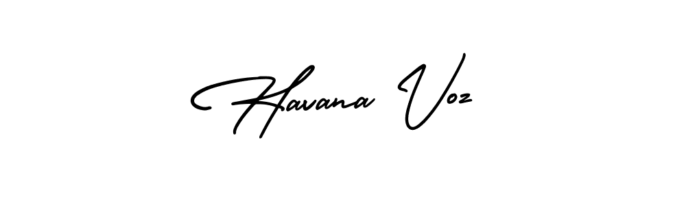 Also we have Havana Voz name is the best signature style. Create professional handwritten signature collection using AmerikaSignatureDemo-Regular autograph style. Havana Voz signature style 3 images and pictures png