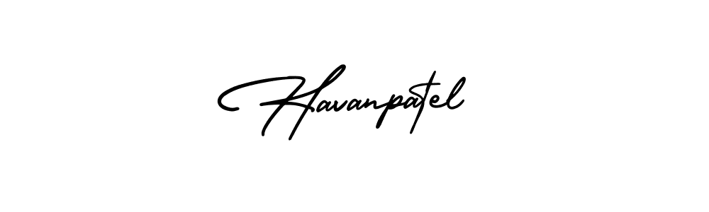 This is the best signature style for the Havanpatel name. Also you like these signature font (AmerikaSignatureDemo-Regular). Mix name signature. Havanpatel signature style 3 images and pictures png