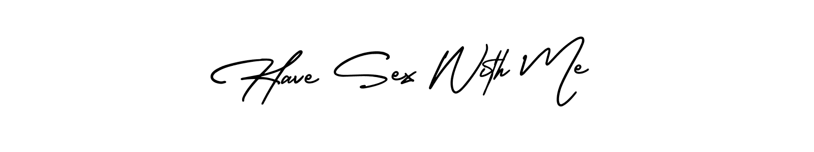 Use a signature maker to create a handwritten signature online. With this signature software, you can design (AmerikaSignatureDemo-Regular) your own signature for name Have Sex With Me. Have Sex With Me signature style 3 images and pictures png