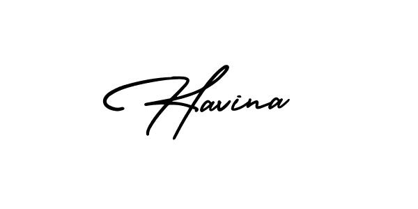 Create a beautiful signature design for name Havina. With this signature (AmerikaSignatureDemo-Regular) fonts, you can make a handwritten signature for free. Havina signature style 3 images and pictures png