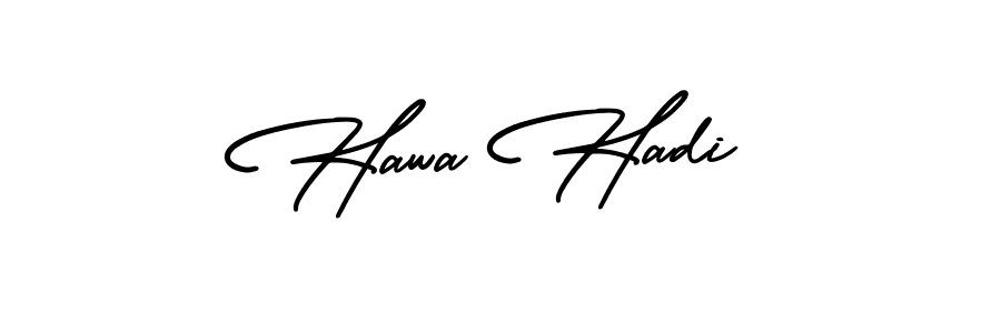 AmerikaSignatureDemo-Regular is a professional signature style that is perfect for those who want to add a touch of class to their signature. It is also a great choice for those who want to make their signature more unique. Get Hawa Hadi name to fancy signature for free. Hawa Hadi signature style 3 images and pictures png