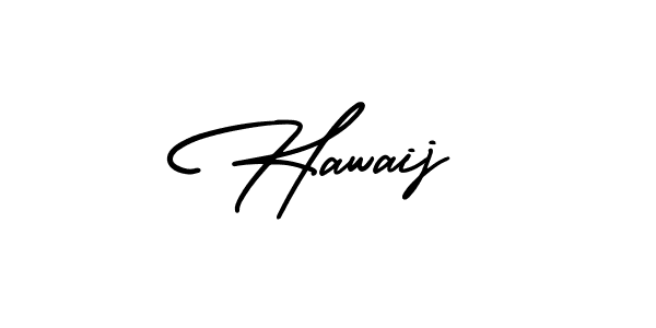 Make a beautiful signature design for name Hawaij. Use this online signature maker to create a handwritten signature for free. Hawaij signature style 3 images and pictures png