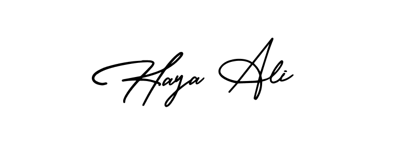 Make a beautiful signature design for name Haya Ali. Use this online signature maker to create a handwritten signature for free. Haya Ali signature style 3 images and pictures png