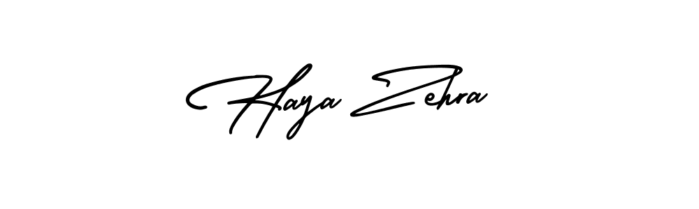 How to Draw Haya Zehra signature style? AmerikaSignatureDemo-Regular is a latest design signature styles for name Haya Zehra. Haya Zehra signature style 3 images and pictures png