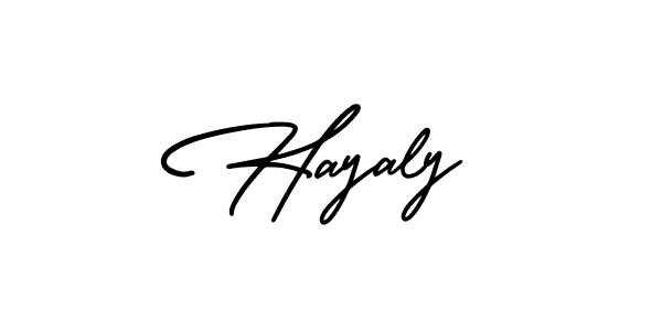 Best and Professional Signature Style for Hayaly. AmerikaSignatureDemo-Regular Best Signature Style Collection. Hayaly signature style 3 images and pictures png