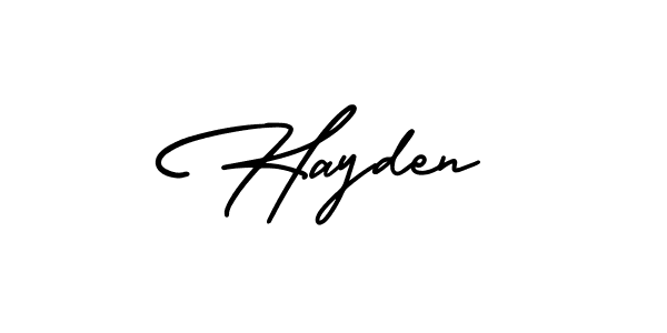 if you are searching for the best signature style for your name Hayden. so please give up your signature search. here we have designed multiple signature styles  using AmerikaSignatureDemo-Regular. Hayden signature style 3 images and pictures png