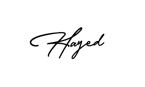 This is the best signature style for the Hayed name. Also you like these signature font (AmerikaSignatureDemo-Regular). Mix name signature. Hayed signature style 3 images and pictures png