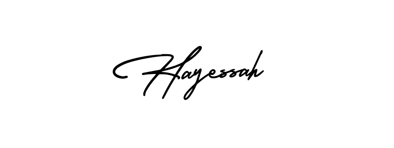 Also You can easily find your signature by using the search form. We will create Hayessah name handwritten signature images for you free of cost using AmerikaSignatureDemo-Regular sign style. Hayessah signature style 3 images and pictures png