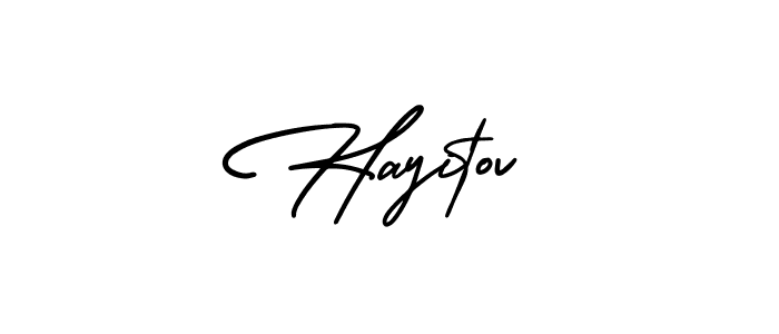 Also we have Hayitov name is the best signature style. Create professional handwritten signature collection using AmerikaSignatureDemo-Regular autograph style. Hayitov signature style 3 images and pictures png