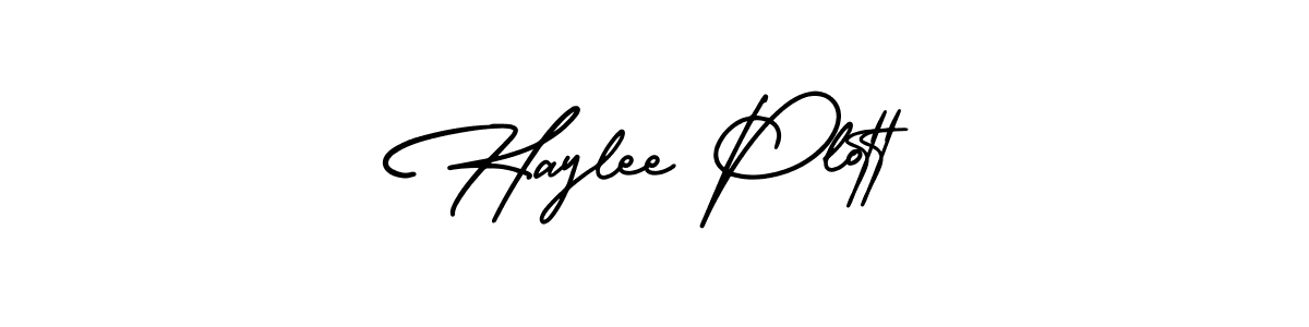 This is the best signature style for the Haylee Plott name. Also you like these signature font (AmerikaSignatureDemo-Regular). Mix name signature. Haylee Plott signature style 3 images and pictures png