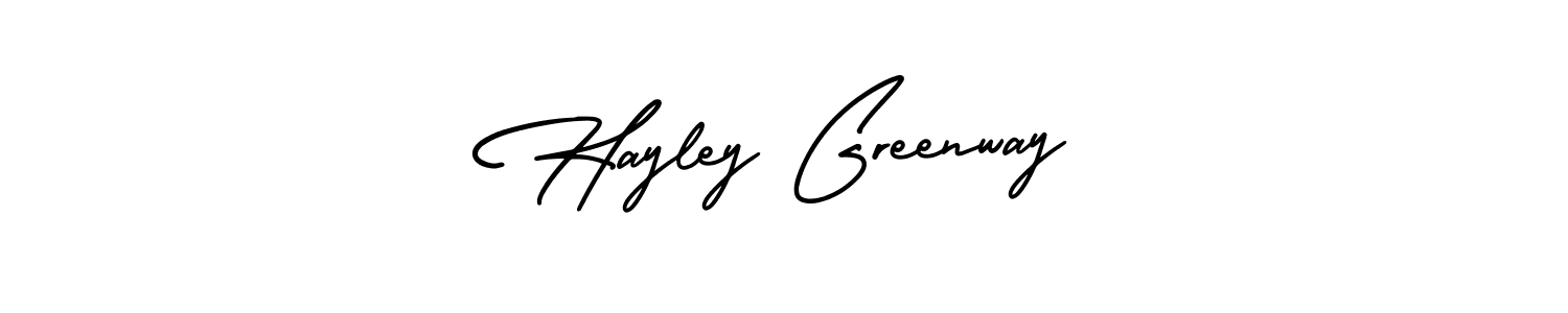 How to make Hayley Greenway signature? AmerikaSignatureDemo-Regular is a professional autograph style. Create handwritten signature for Hayley Greenway name. Hayley Greenway signature style 3 images and pictures png