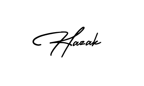 if you are searching for the best signature style for your name Hazak. so please give up your signature search. here we have designed multiple signature styles  using AmerikaSignatureDemo-Regular. Hazak signature style 3 images and pictures png