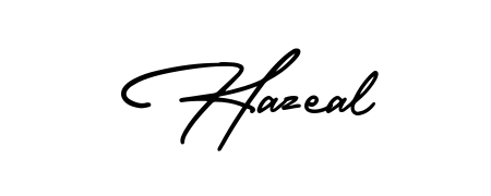 Elevate your brand with a stunning Hazeal eSignature. The AmerikaSignatureDemo-Regular style provides a balanced, flowing aesthetic for everyday signing. Hazeal signature style 3 images and pictures png