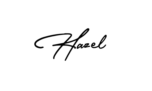 You should practise on your own different ways (AmerikaSignatureDemo-Regular) to write your name (Hazel) in signature. don't let someone else do it for you. Hazel signature style 3 images and pictures png