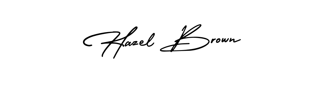if you are searching for the best signature style for your name Hazel Brown. so please give up your signature search. here we have designed multiple signature styles  using AmerikaSignatureDemo-Regular. Hazel Brown signature style 3 images and pictures png