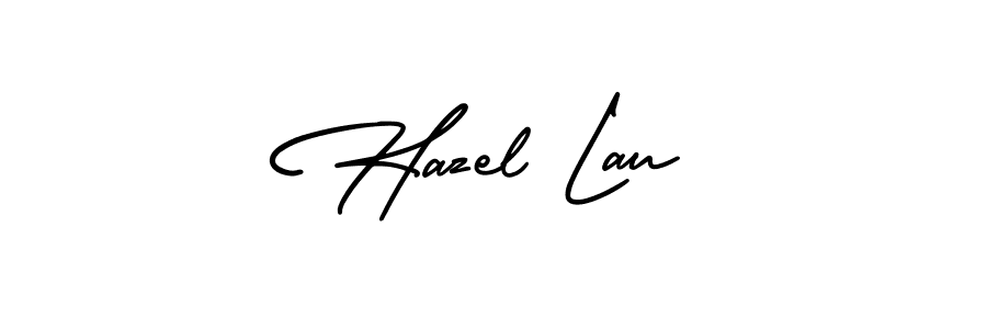 Make a short Hazel Lau signature style. Manage your documents anywhere anytime using AmerikaSignatureDemo-Regular. Create and add eSignatures, submit forms, share and send files easily. Hazel Lau signature style 3 images and pictures png