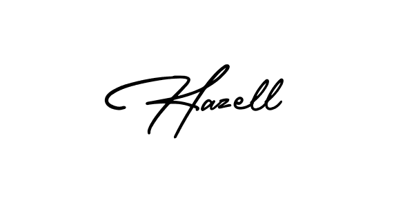 Best and Professional Signature Style for Hazell. AmerikaSignatureDemo-Regular Best Signature Style Collection. Hazell signature style 3 images and pictures png